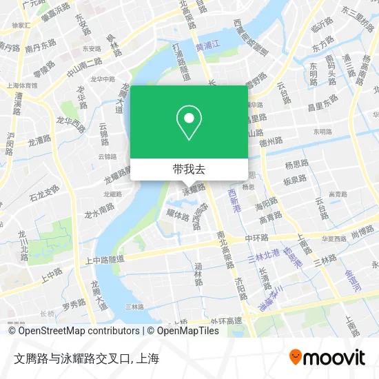 文腾路与泳耀路交叉口地图