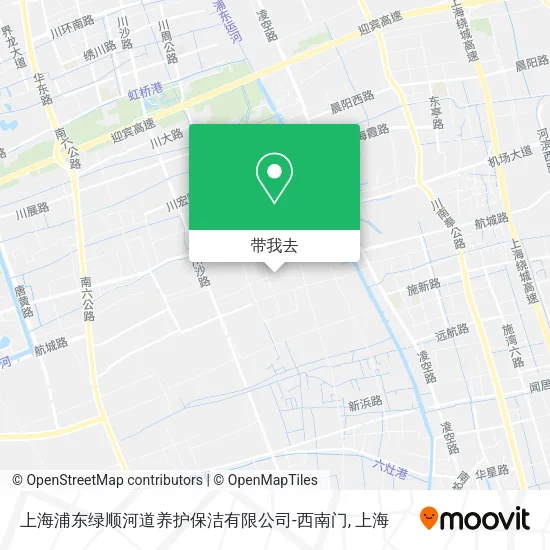 上海浦东绿顺河道养护保洁有限公司-西南门地图