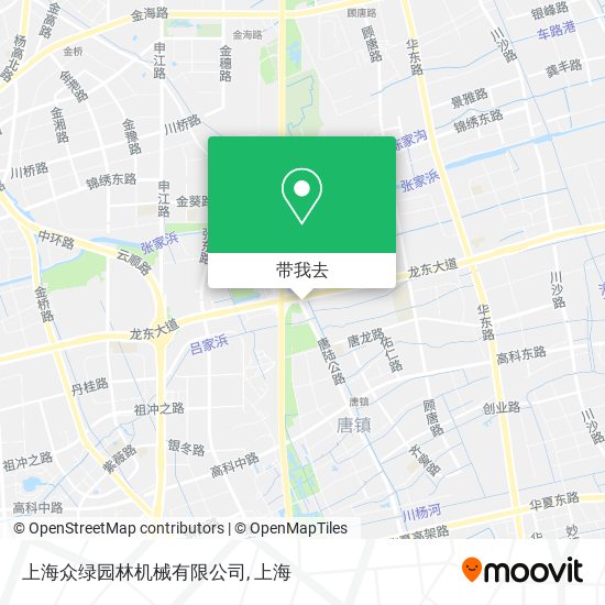 上海众绿园林机械有限公司地图