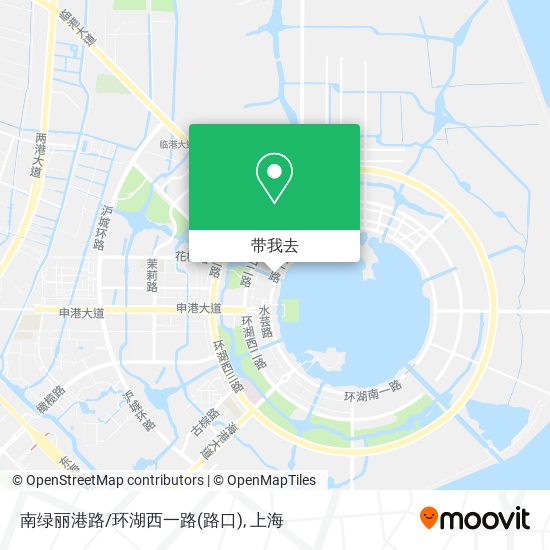 南绿丽港路/环湖西一路(路口)地图