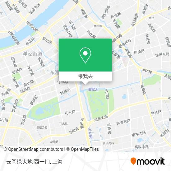 云间绿大地-西一门地图