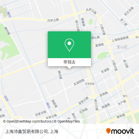 上海沛鑫贸易有限公司地图