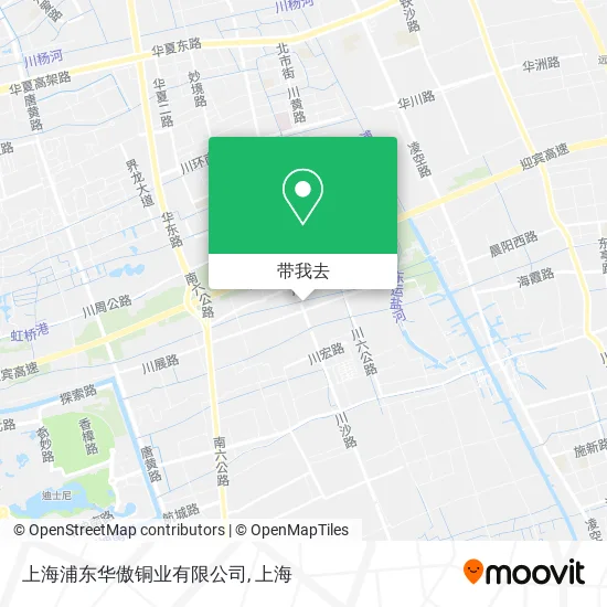 上海浦东华傲铜业有限公司地图