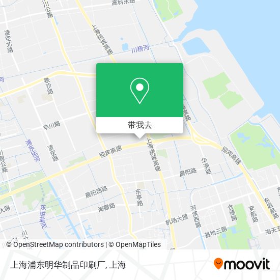 上海浦东明华制品印刷厂地图
