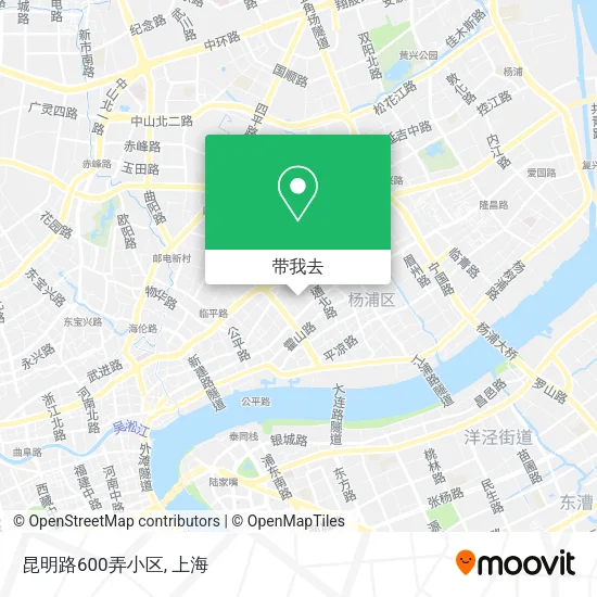 昆明路600弄小区地图