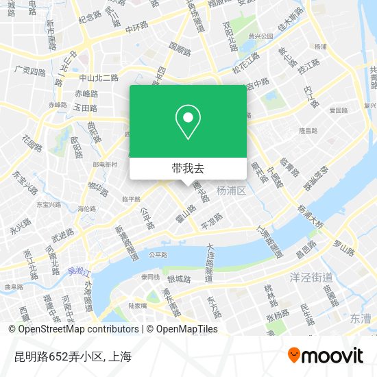 昆明路652弄小区地图