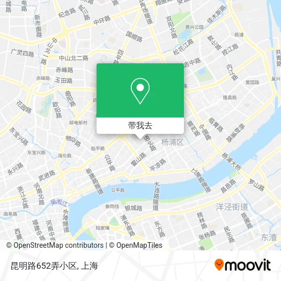 昆明路652弄小区地图