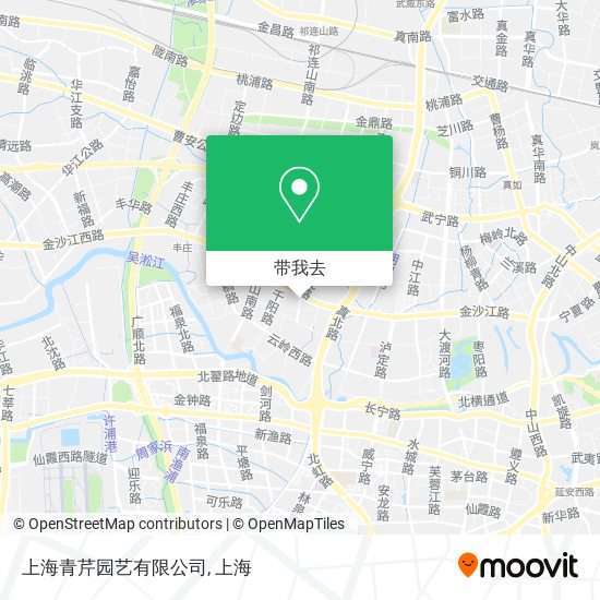 上海青芹园艺有限公司地图