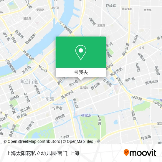 上海太阳花私立幼儿园-南门地图
