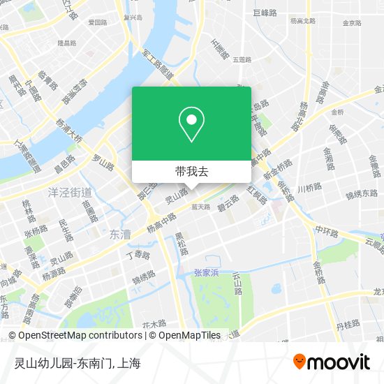 灵山幼儿园-东南门地图