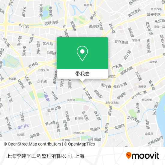 上海季建平工程监理有限公司地图