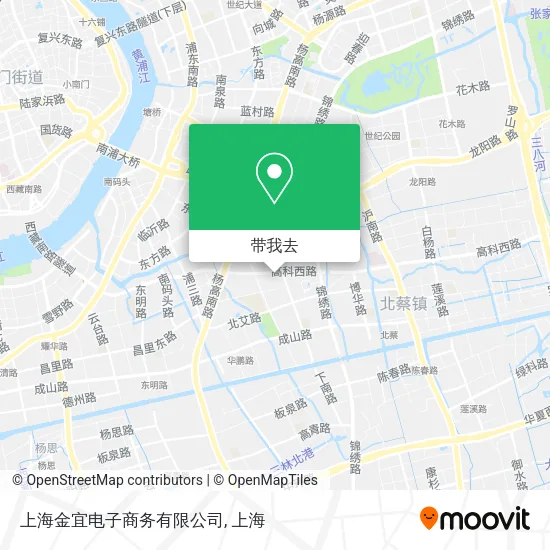 上海金宜电子商务有限公司地图