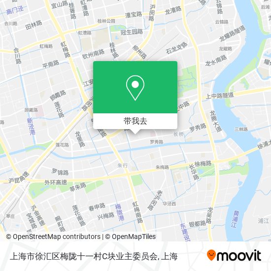 上海市徐汇区梅陇十一村C块业主委员会地图