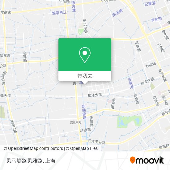 凤马塘路凤雅路地图