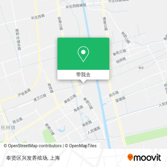 奉贤区兴发养殖场地图