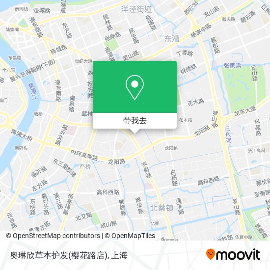 奥琳欣草本护发(樱花路店)地图