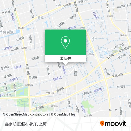 鑫乡坊度假村餐厅地图