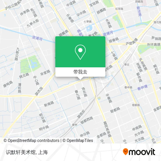 识默轩美术馆地图