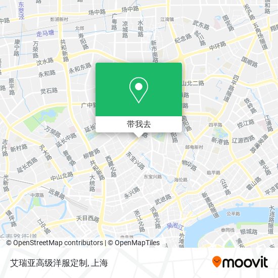 艾瑞亚高级洋服定制地图