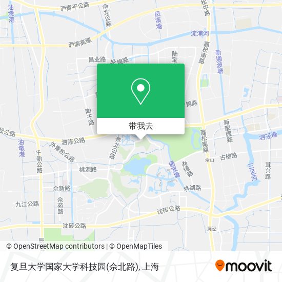 复旦大学国家大学科技园(佘北路)地图