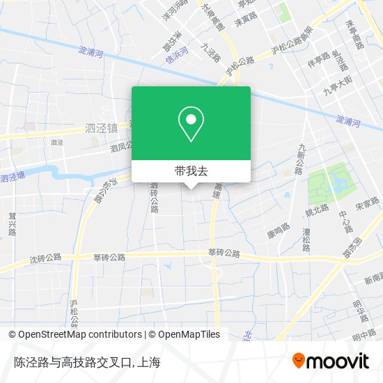 陈泾路与高技路交叉口地图