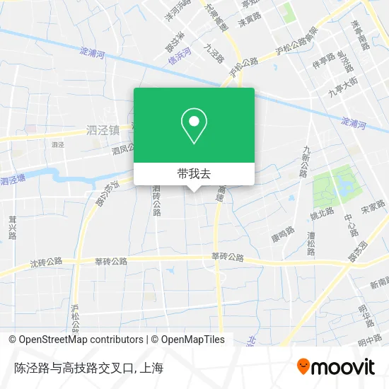 陈泾路与高技路交叉口地图