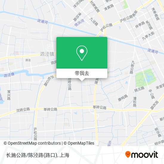 长施公路/陈泾路(路口)地图