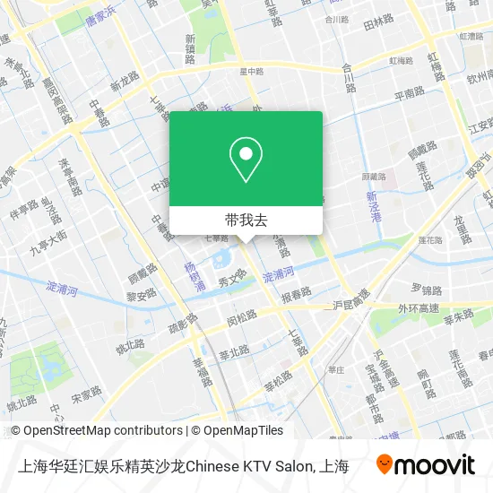 上海华廷汇娱乐精英沙龙Chinese KTV Salon地图