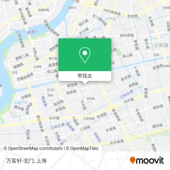 万富轩-北门地图