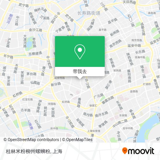桂林米粉柳州螺蛳粉地图