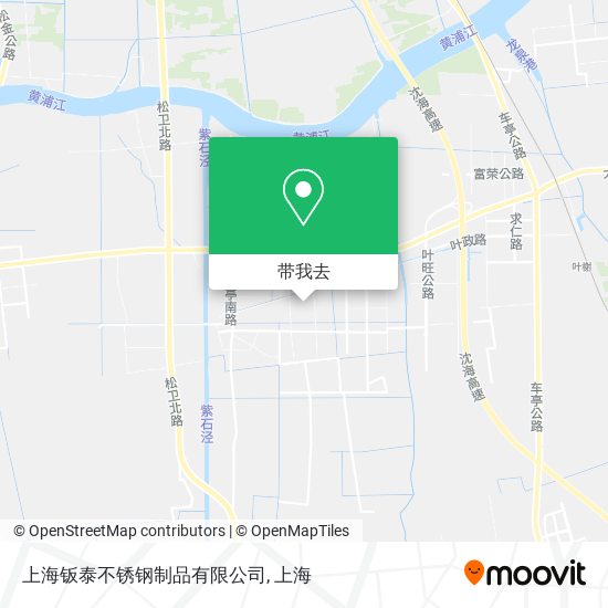 上海钣泰不锈钢制品有限公司地图