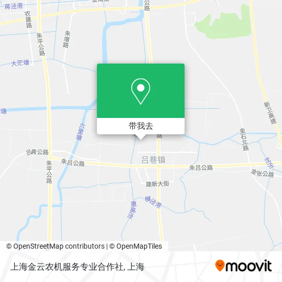 上海金云农机服务专业合作社地图