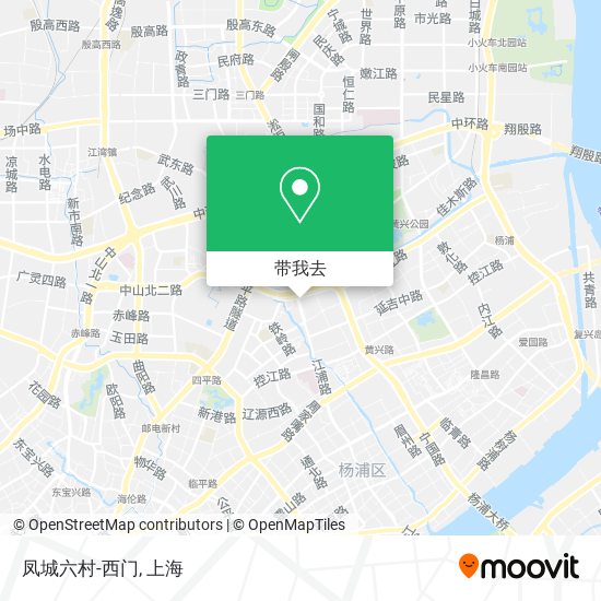 凤城六村-西门地图