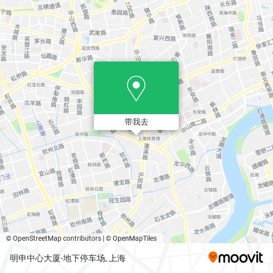 明申中心大厦-地下停车场地图