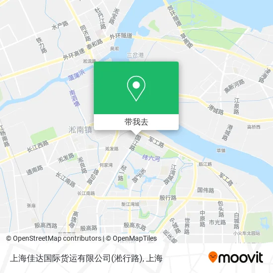 上海佳达国际货运有限公司(淞行路)地图
