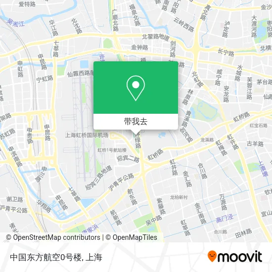 中国东方航空0号楼地图