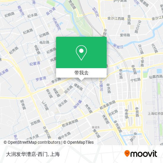 大润发华漕店-西门地图