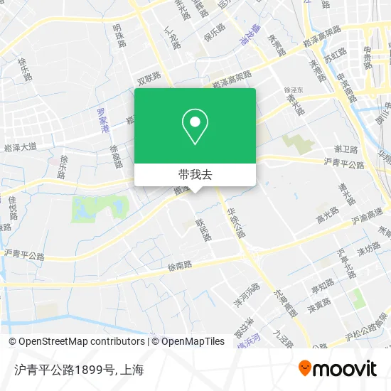 沪青平公路1899号地图