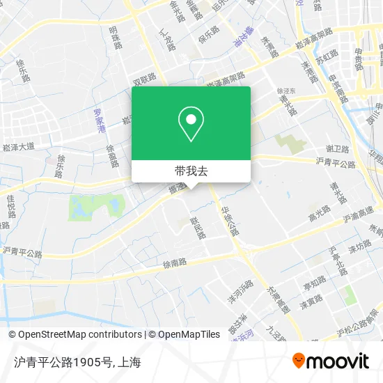 沪青平公路1905号地图