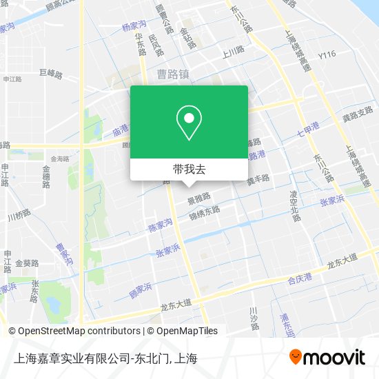 上海嘉章实业有限公司-东北门地图