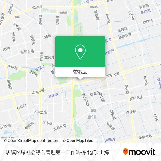 唐镇区域社会综合管理第一工作站-东北门地图