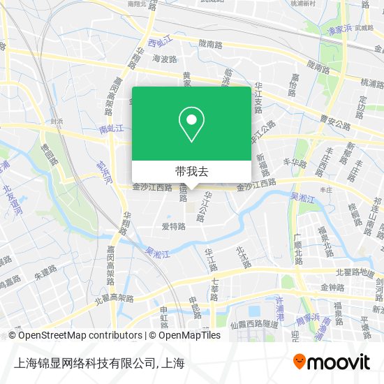 上海锦显网络科技有限公司地图