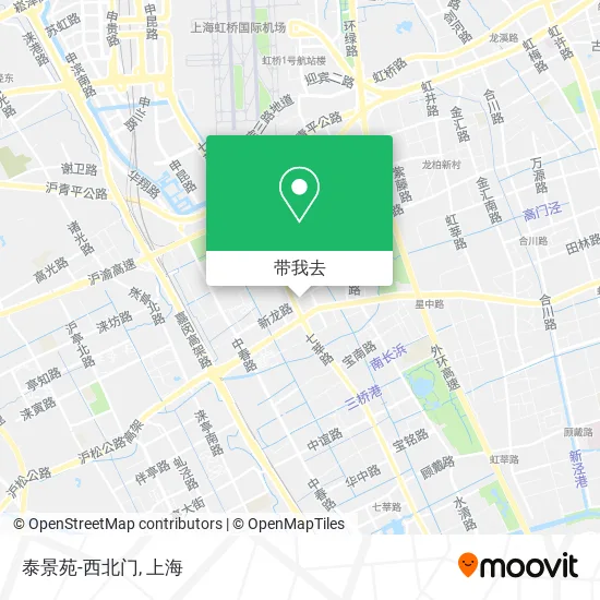 泰景苑-西北门地图