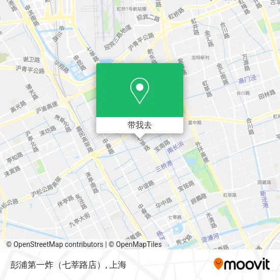 彭浦第一炸（七莘路店）地图
