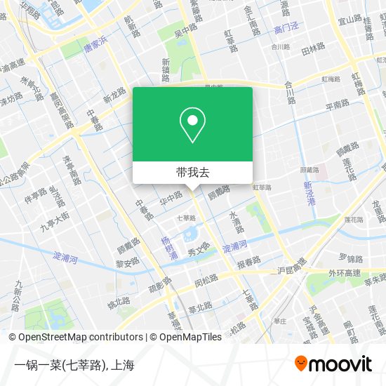 一锅一菜(七莘路)地图