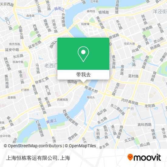 上海恒栋客运有限公司地图
