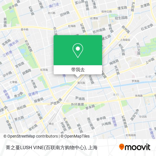 菁之蔓LUSH VINE(百联南方购物中心)地图