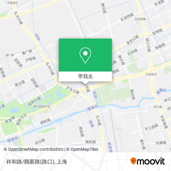 祥和路/顾新路(路口)地图