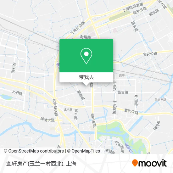 宜轩房产(玉兰一村西北)地图