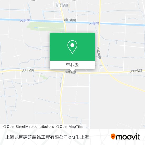 上海龙臣建筑装饰工程有限公司-北门地图